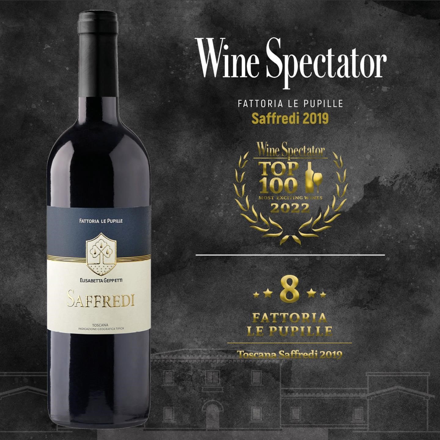 Saffredi 2019 — No. 8 in Wine Spectator’s Global Top 10